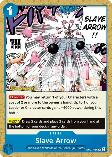 Slave Arrow OP07-056 EN pre-rele - One Piece Card Game