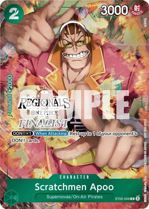 スクラッチメン・アプー (ST02-008) - ONE PIECEカードゲーム · OPlayTCG