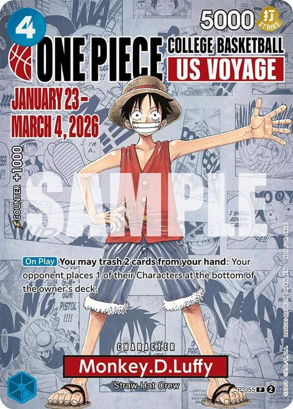 モンキー・D・ルフィ #P-055 PSA10鑑定済〕モンキー・D・ルフィ【P】{P